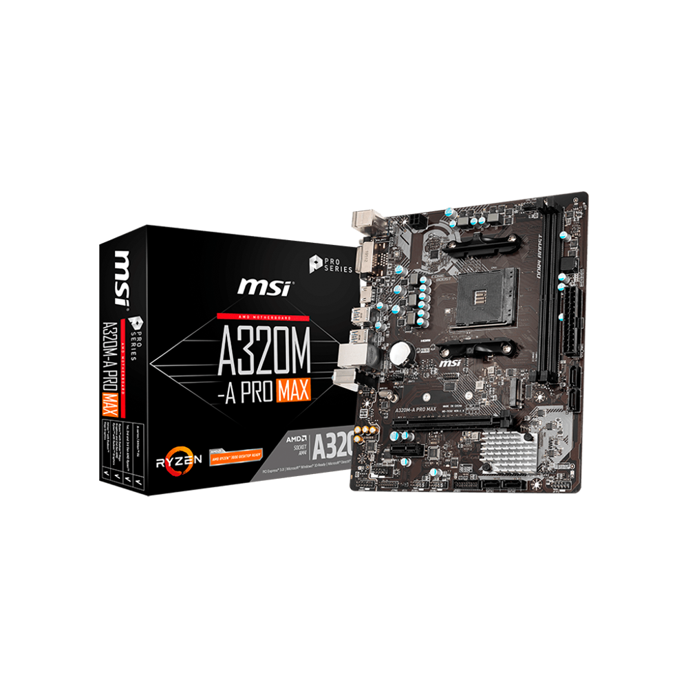 Board Msi Amd A320m-A Pro Max Ddr 4 X 2