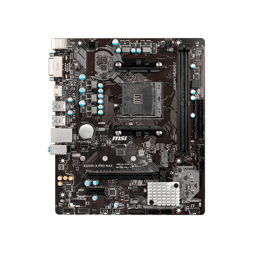 Board Msi Amd A320m-A Pro Max Ddr 4 X 2
