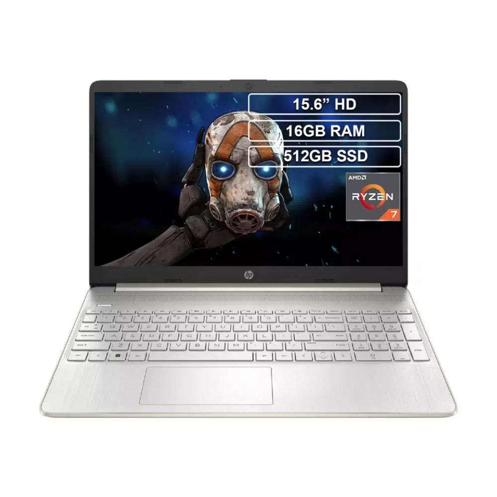 Computador Portátil Hp 15EF Ryzen 7 5700U 16 Ram Ddr4 512 Ssd 15 Pulgadas Hd Plateado