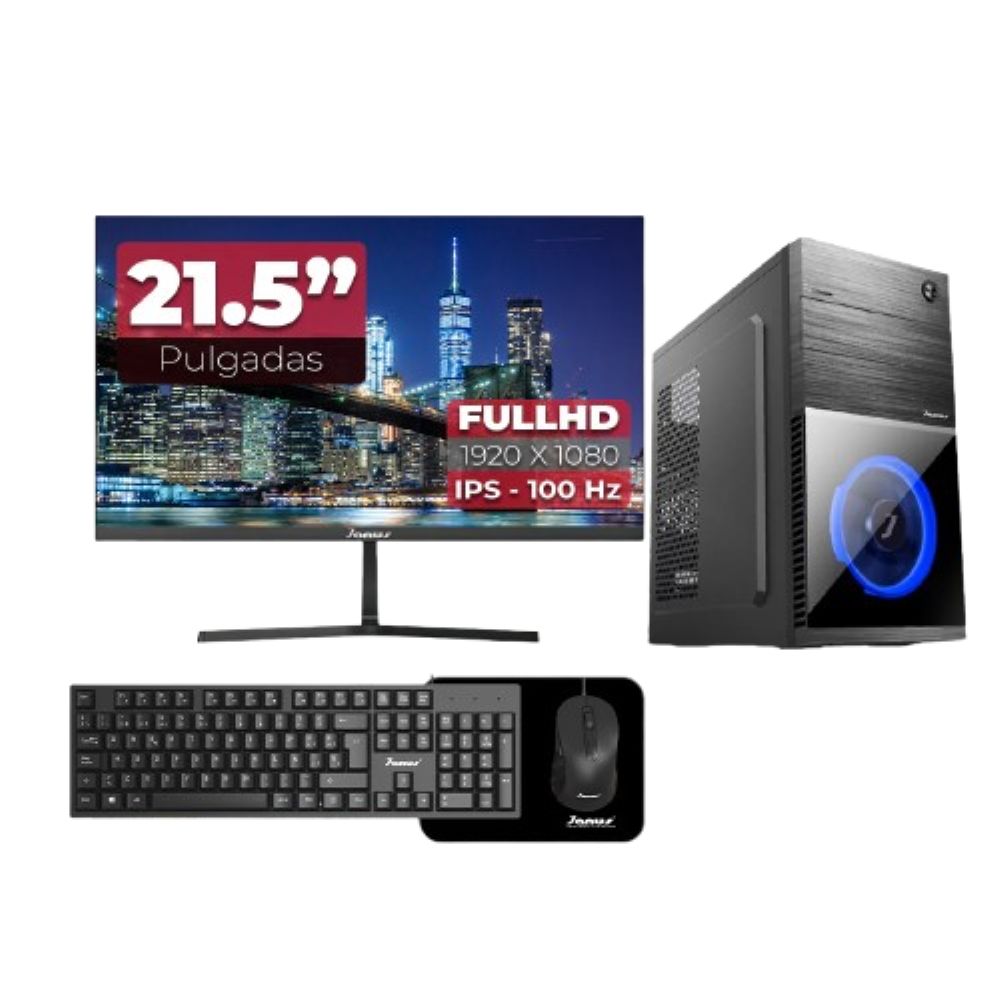 Computador Janus Core i5 10ª gen 8gb 512gb  con  monitor 22"