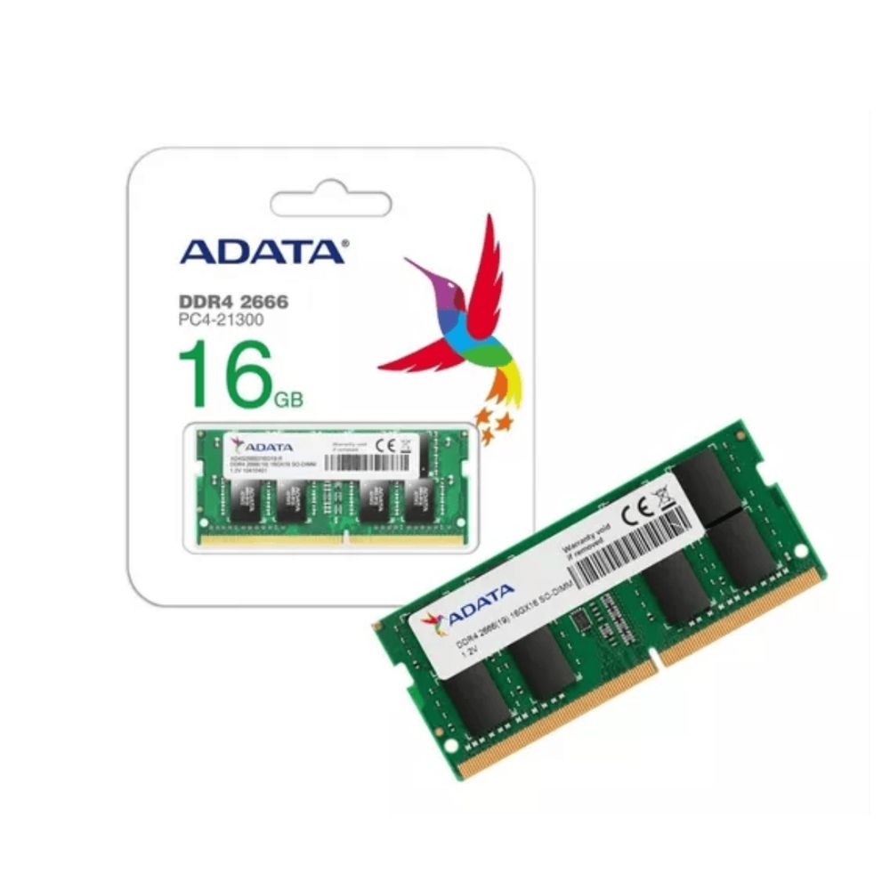Memoria RAM para portatil  ADATA 16GB DDR4 2666HZ