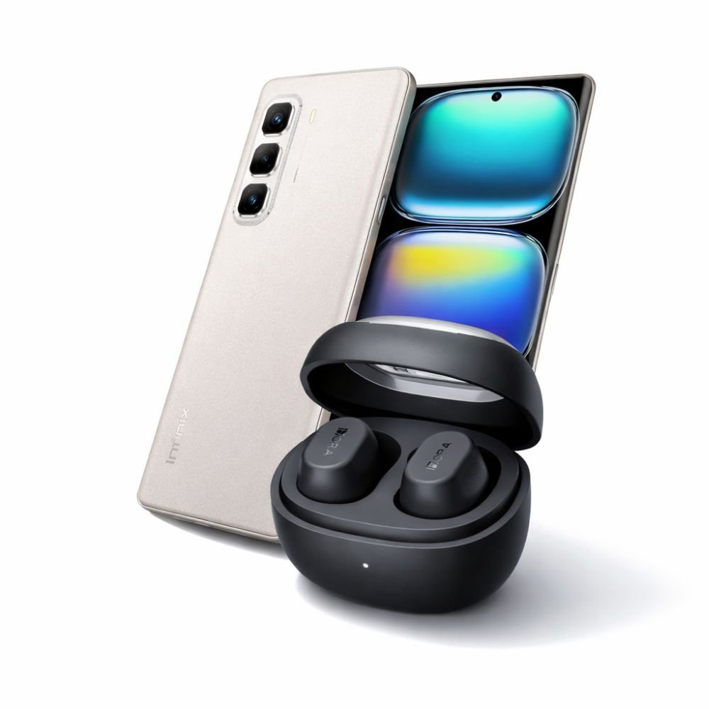 Celular Infinix Hot 50 4g 256Gb 8Gb + Audífonos Aut208 negro inalámbricos Bluetooth