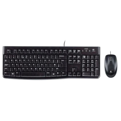 Combo Teclado Alambrico Logitech 120