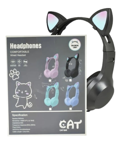 Diadema Cat Ear BK48