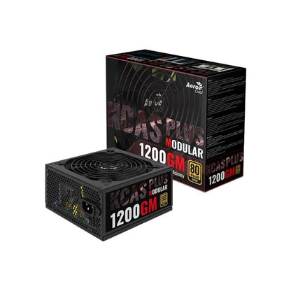Fuente Aerocool 1200w 80 Plus Gold Semi Modular