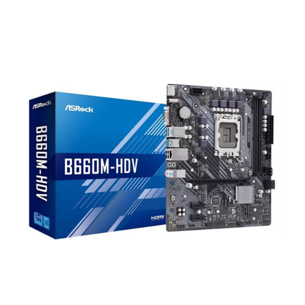 Board Asrock B660m Hdv Ddr4 Lga 1700 12th Gen