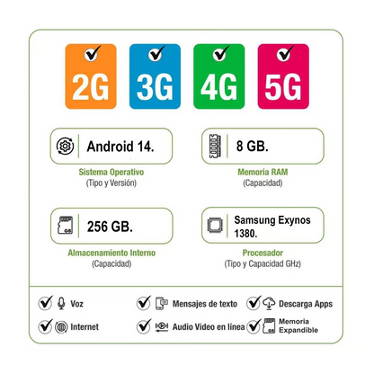 Celular SmartPhone Samsung 5G A35 256 8 Ram