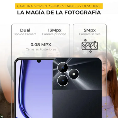 Celular Realme Note 50 128 Almacenamiento 4 Ram Negro