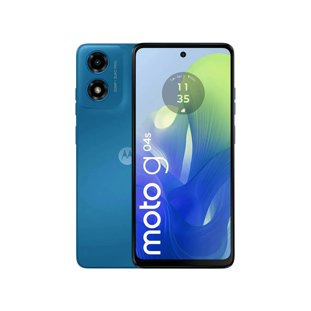 Celular SmartPhone Motorola Moto G04S 256GB 4+4 Ram Azul