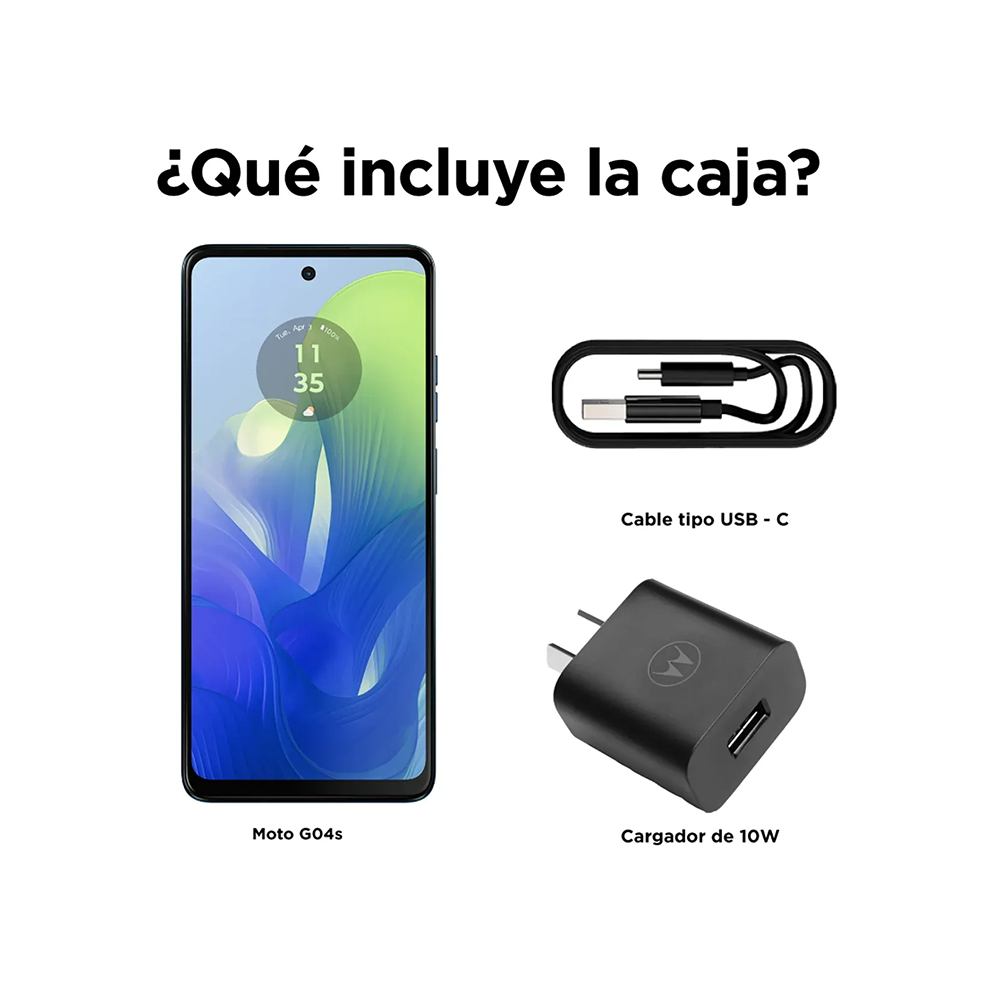 Celular SmartPhone Motorola Moto G04S 256GB 4+4 Ram Azul
