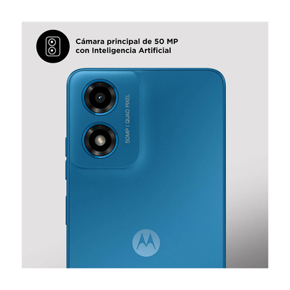 Celular SmartPhone Motorola Moto G04S 256GB 4+4 Ram Azul